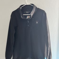 Men’s Spyder Fleece Sweater - Black