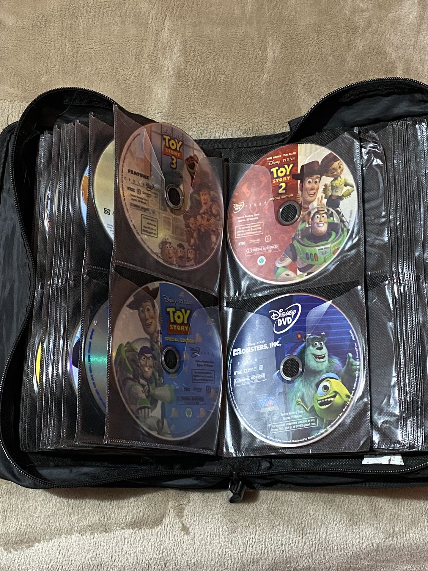 Binder with 53 DVD’s 