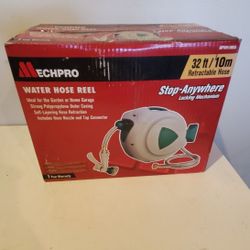 Retractable Water Hose Reel - 32ft