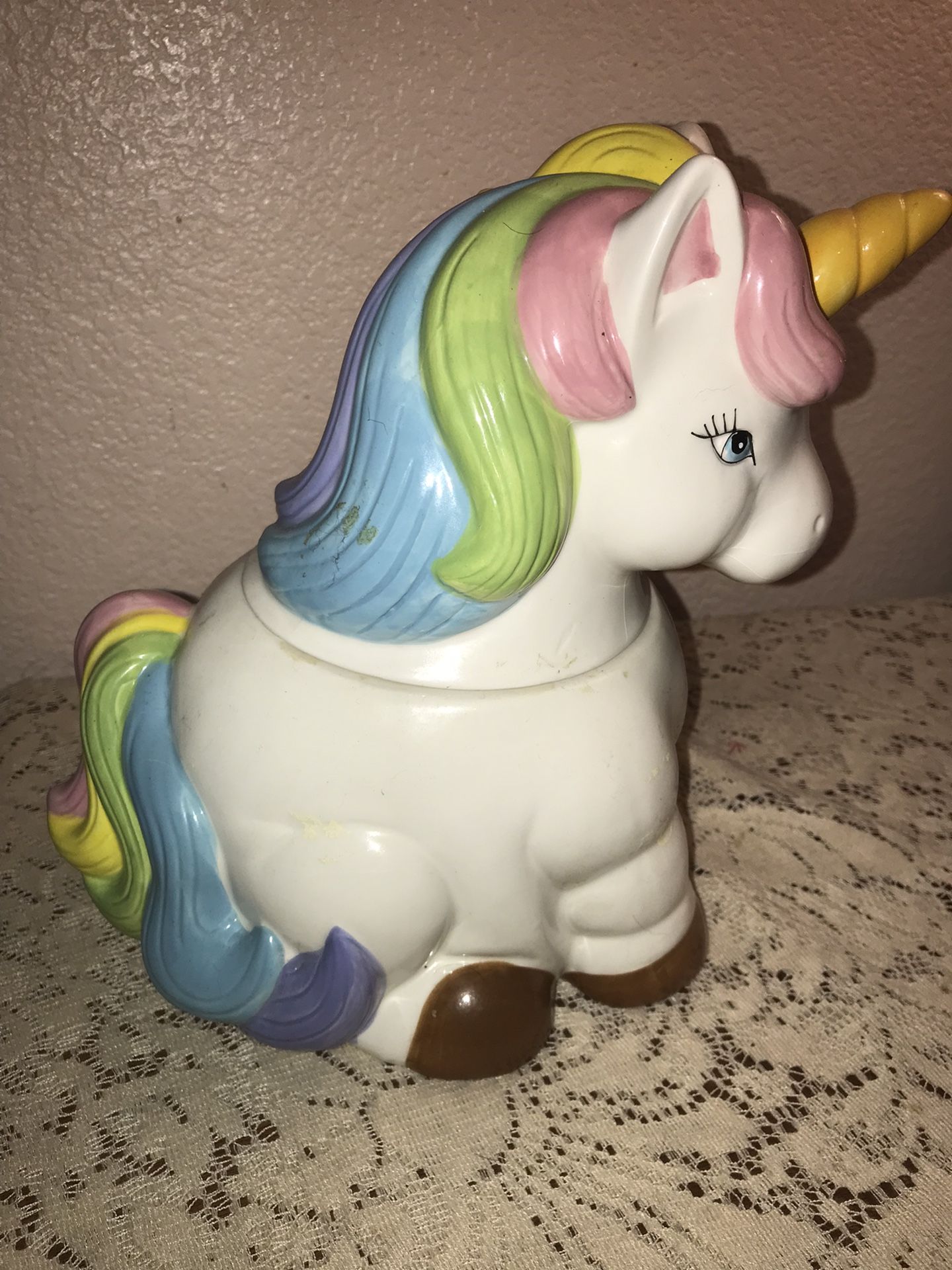 Rainbow 🌈 Unicorn 🦄 Cookie Jar