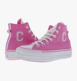 New Pink Hightop Convers