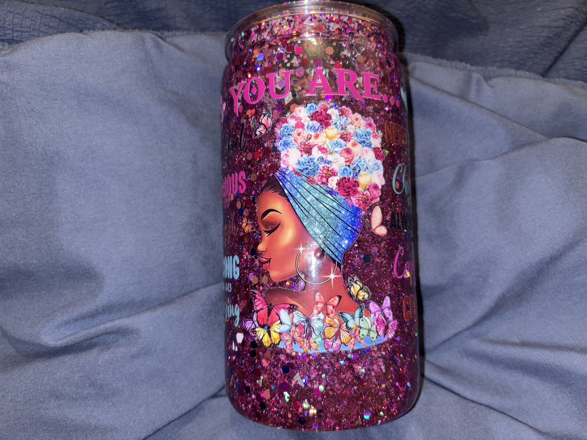  Custom SNOWGLOBE Tumbler