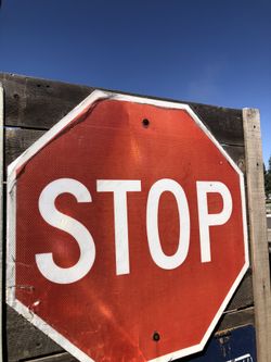 Metal Stop Sign