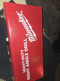 Vintage Milwaukee Angle Drill