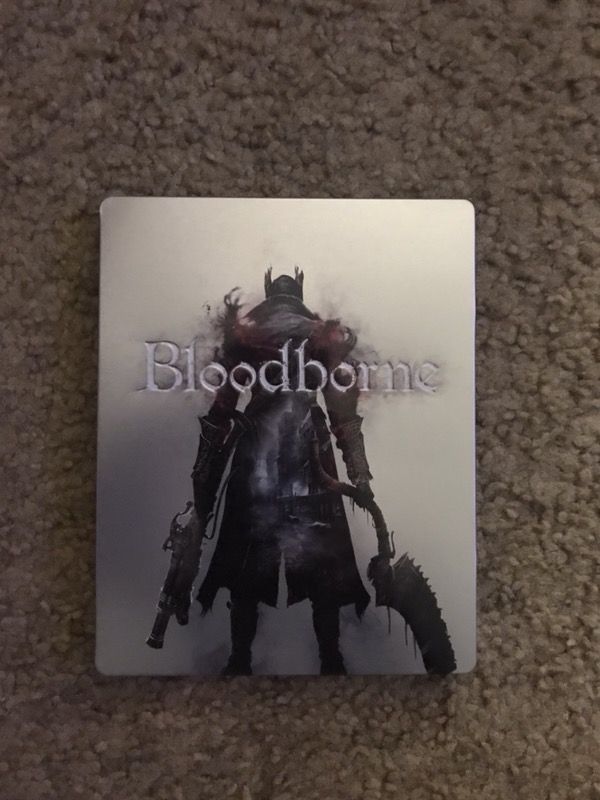 Bloodborne steelbook case w/ game.