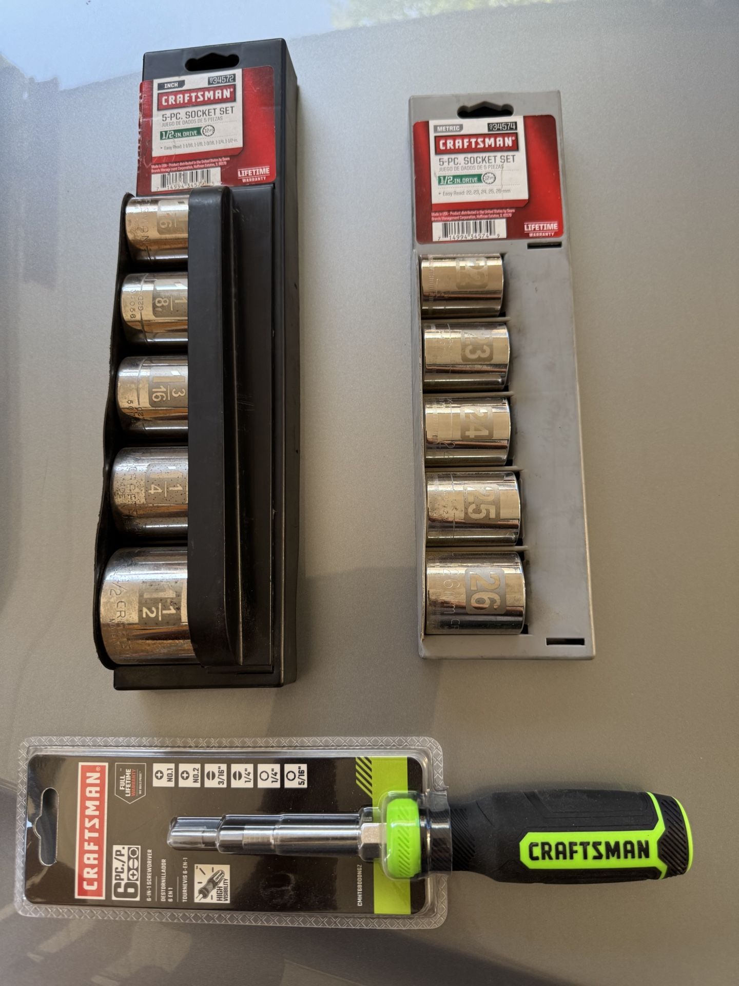 1/2” drive - Metric & SAE Sockets