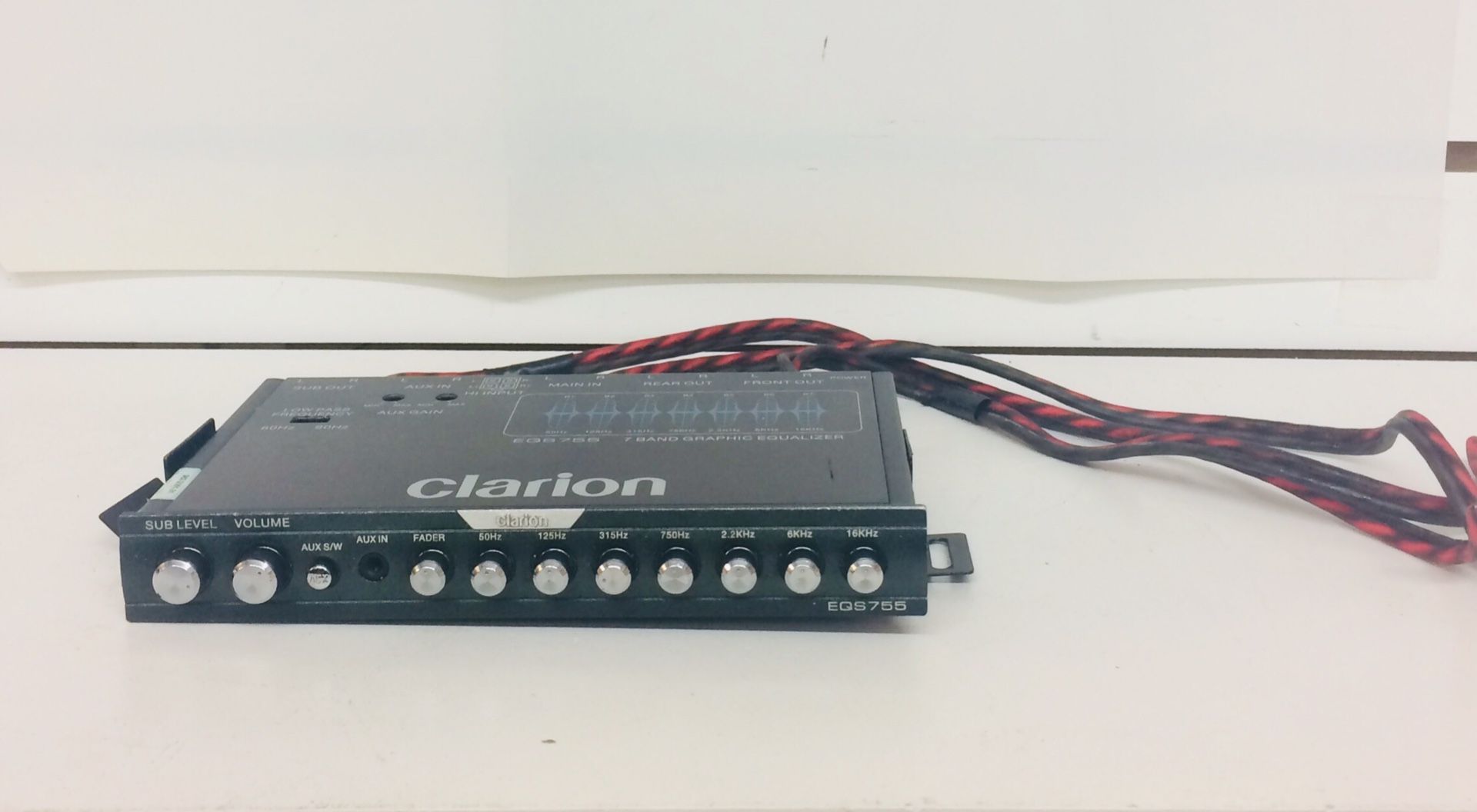 Clarion EQS755 7 Band Car Audio Graphic Equalizer
