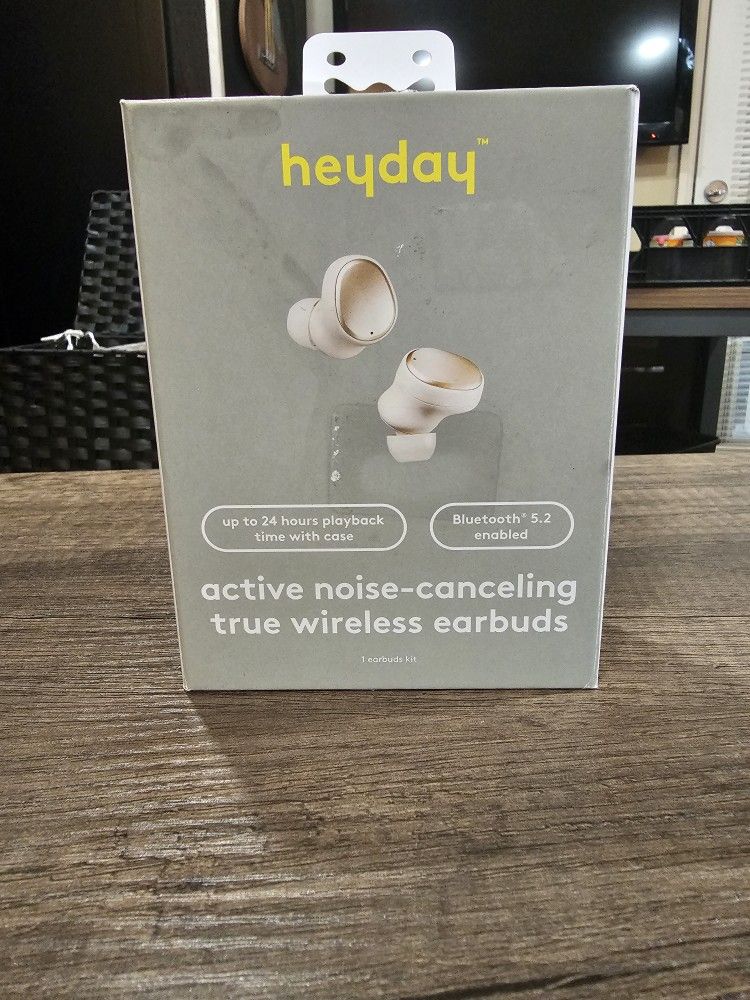 Active Noise Canceling True Wireless Bluetooth Earbuds - heyday


