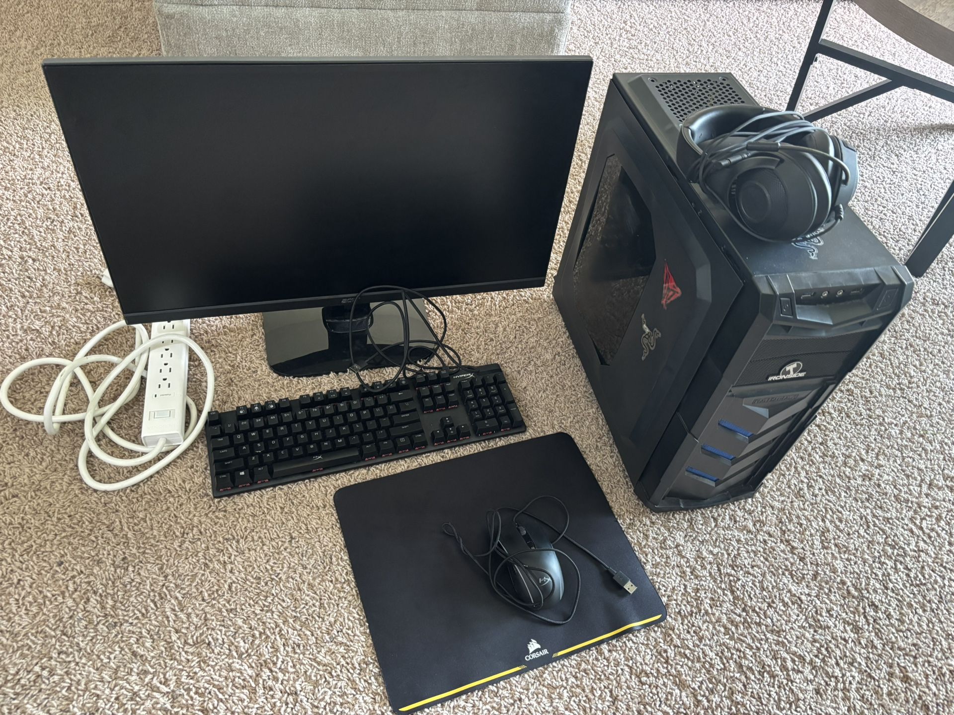 Gaming PC and Monitor