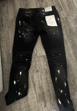 Purple jeans