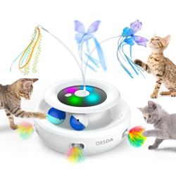 Orsda 3 in 1 Interactive Cat Toy USB Rechargeable Toy