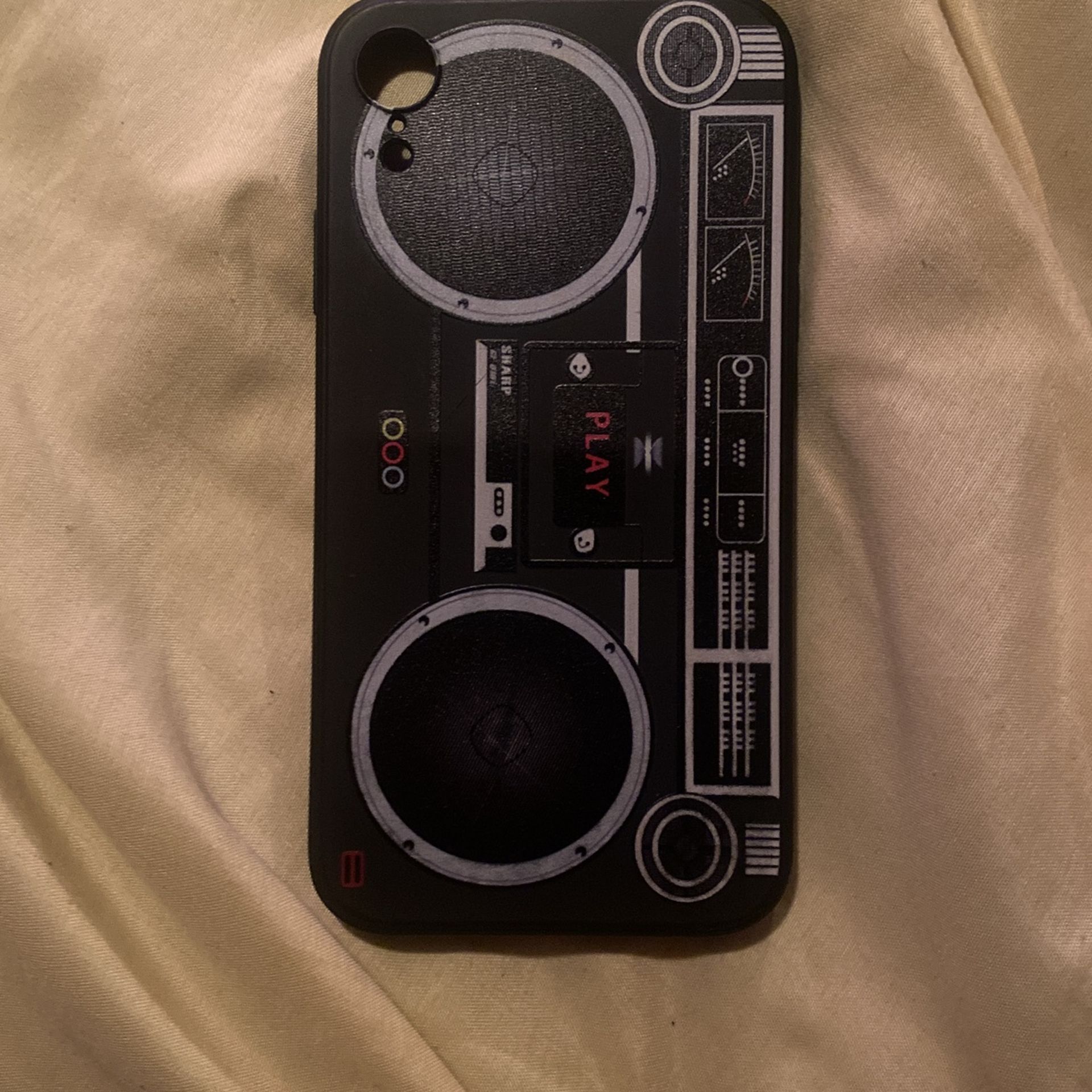 iPhone XR Retro Boom Box Case