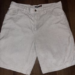 Vintage Quicksilver Cord Shorts Sz 38