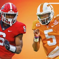 Georgia Bulldogs At Tennessee Volunteers Football 