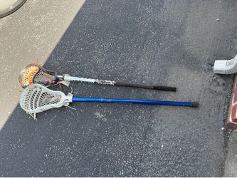 2 Used Lacrosse Sticks