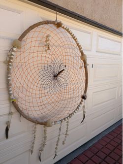 Antique centerpiece dream catcher