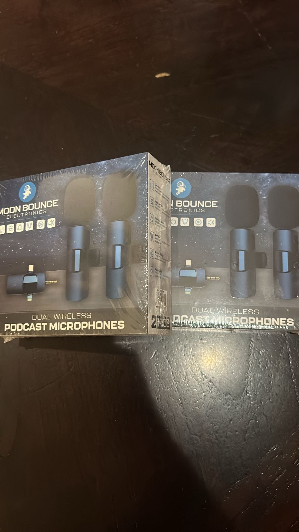 dual Wire Less Podcast Microphones
