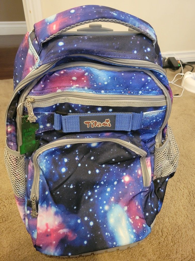 Tilami Rolling Backpack Outer Space