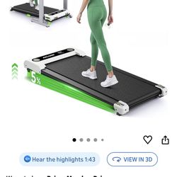 Under Desk Treadmill for Home, 3.0HP Portable Treadmills with Remote Control, 4 in 1 Incline Treadmill with LED Display