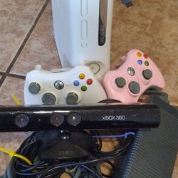 REDUCED XBOX $150 "$ 360 COMPLETE CONTROLLER'S, KINECT, NETWORK ADPT
