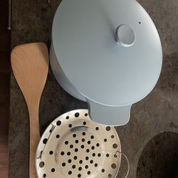 All-In-One Pot, Multilayer Nonstick,Dutch Oven With Matching Lid, Dishwasher Safe, 4.7-Quart