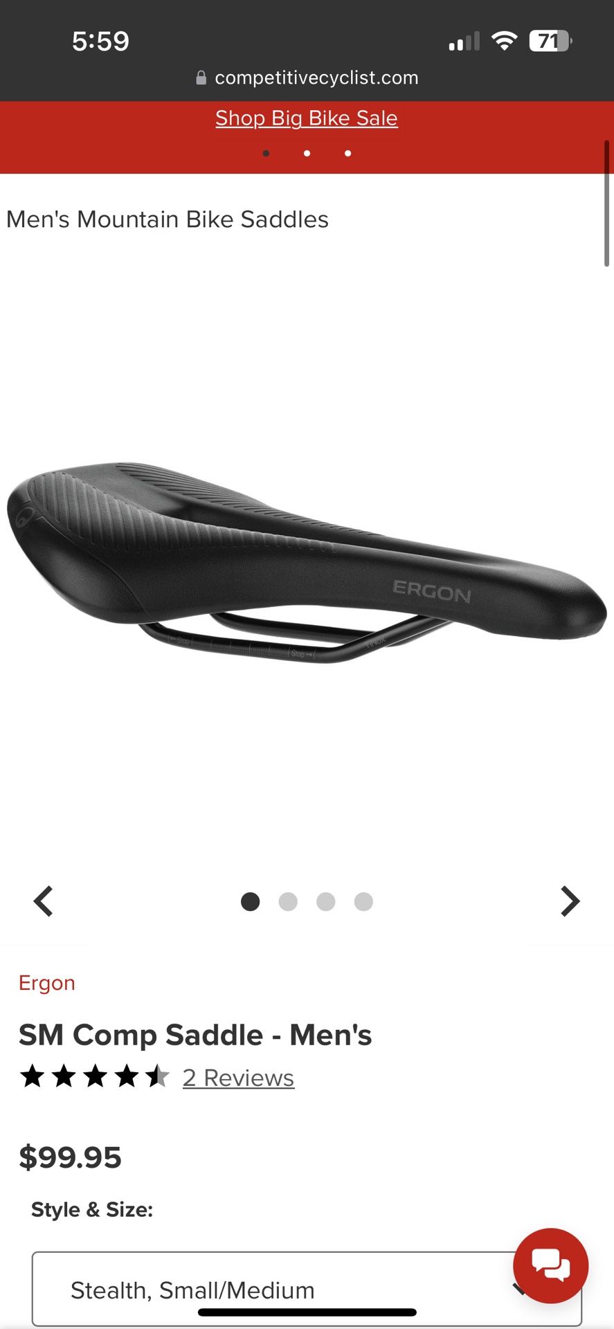 Ergon SM Comp Saddle