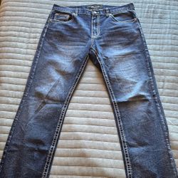 Men’s Boot Cut Jeans Size 34W 32L