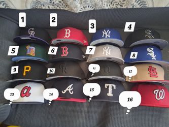 MLB New Era Variety of 59fifty Fitted hats 7 5/8 $25 each  2 for $45
