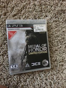 Medal of honor limited edition for ps3