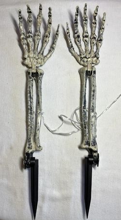 Martha Stewart LED 2 Lighted Skeleton Arm Yardsticks