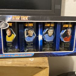 Star Trek Glass Cup Collection