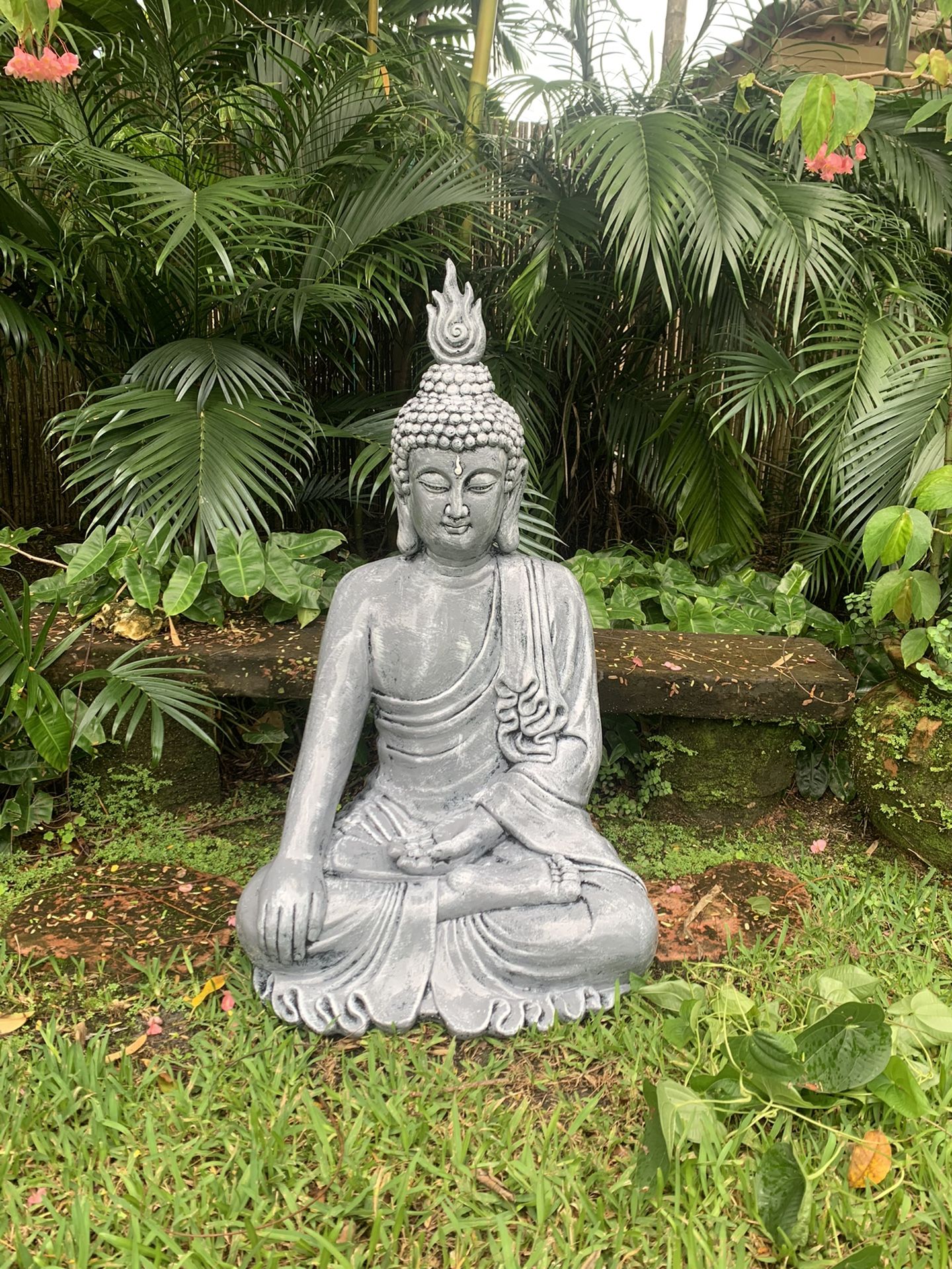 4ft Tall Big Buddha Light Weight Weather Proof Statue Brand New Free Delivery