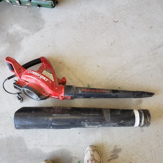 Troy-bilt leaf blower and vacuum