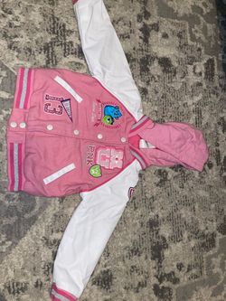 Monsters University Kids Varsity Jacket size 4