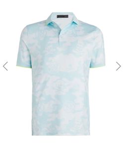 G/FORE Men's Exploded Camo Tech Jersey Banded Sleeve Polo Golf Mens 2XL