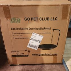 Rotating Dog Grooming Table