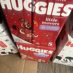 Huggies Diapers Size 5 - $37 Each Box 