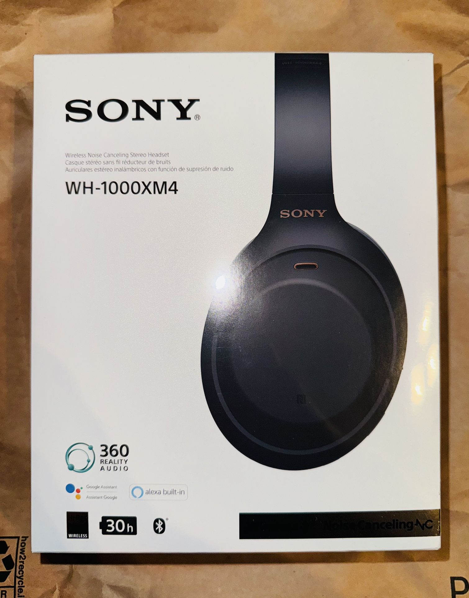 Sony WH-1000XM4 Wireless Premium Noise Canceling Overhead Headphones (Brand New in Box)