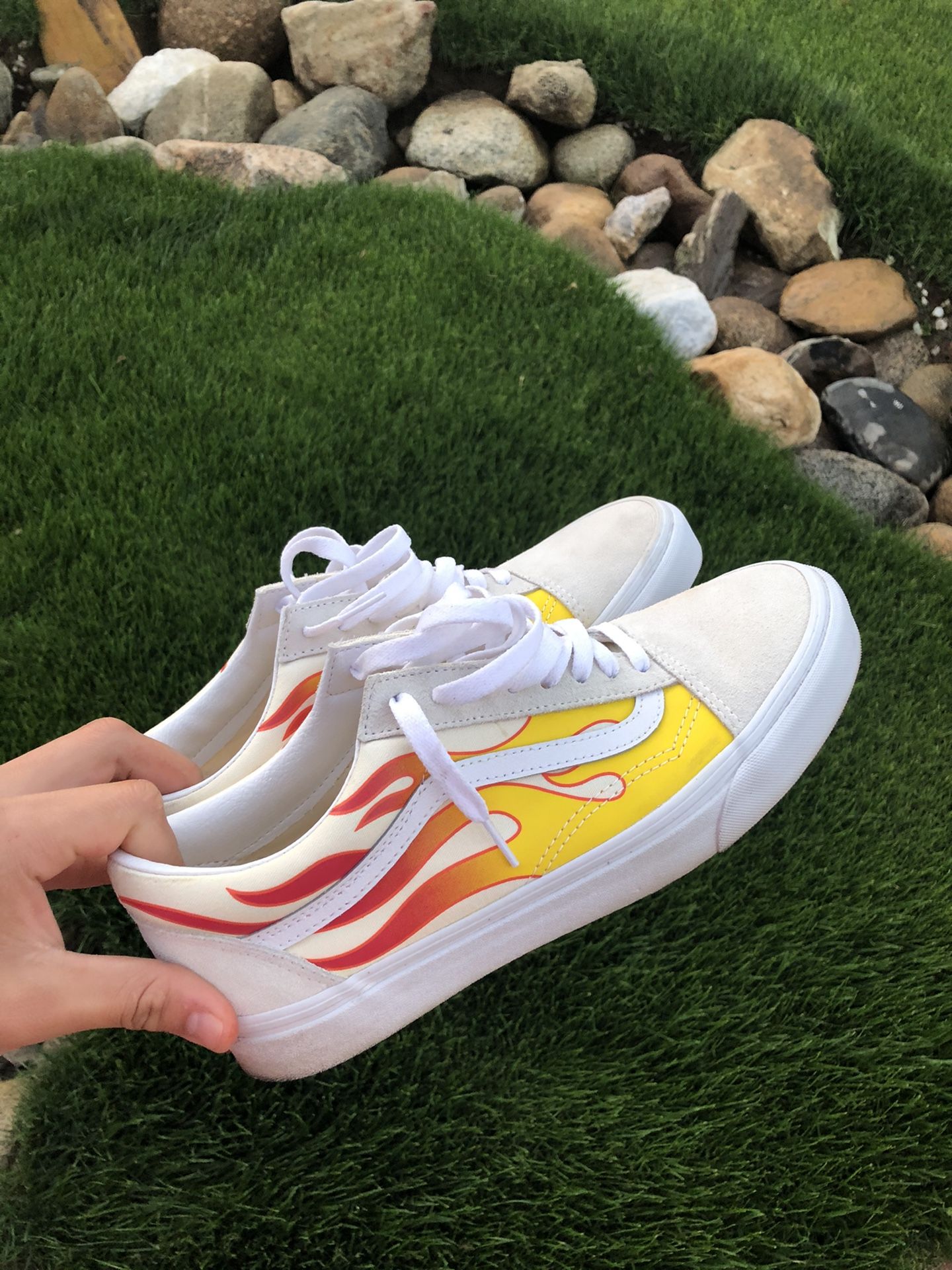 Vans mens flamed old skool new mens