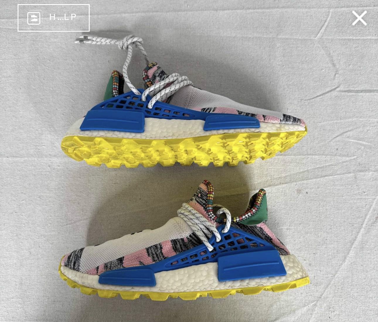 Lam Due sympati adidas NMD Human Race Trail x Pharrell Solar Pack Multicolor Lace-Up  Sneakers size 8.5 for Sale in Pawtucket, RI - OfferUp