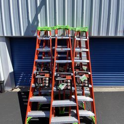 Louisville 8ft Fiberglass Leaning Step Ladder 