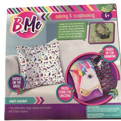 Coloring And Scrapbooking  Pillow