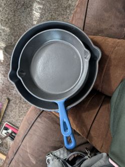 Bella enamel cast iron skillets
