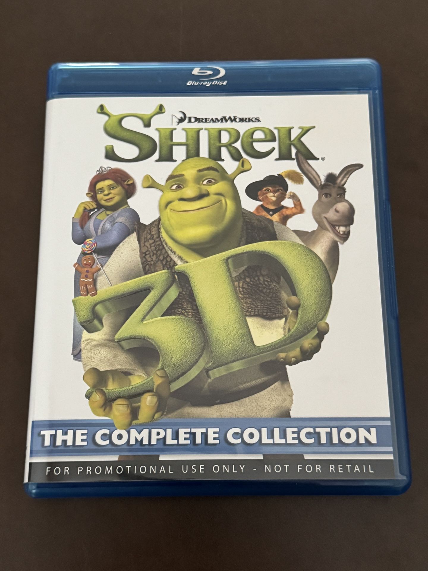 Shrek 3D - The Complete Collection 4-Disc Blu-ray Set Movies