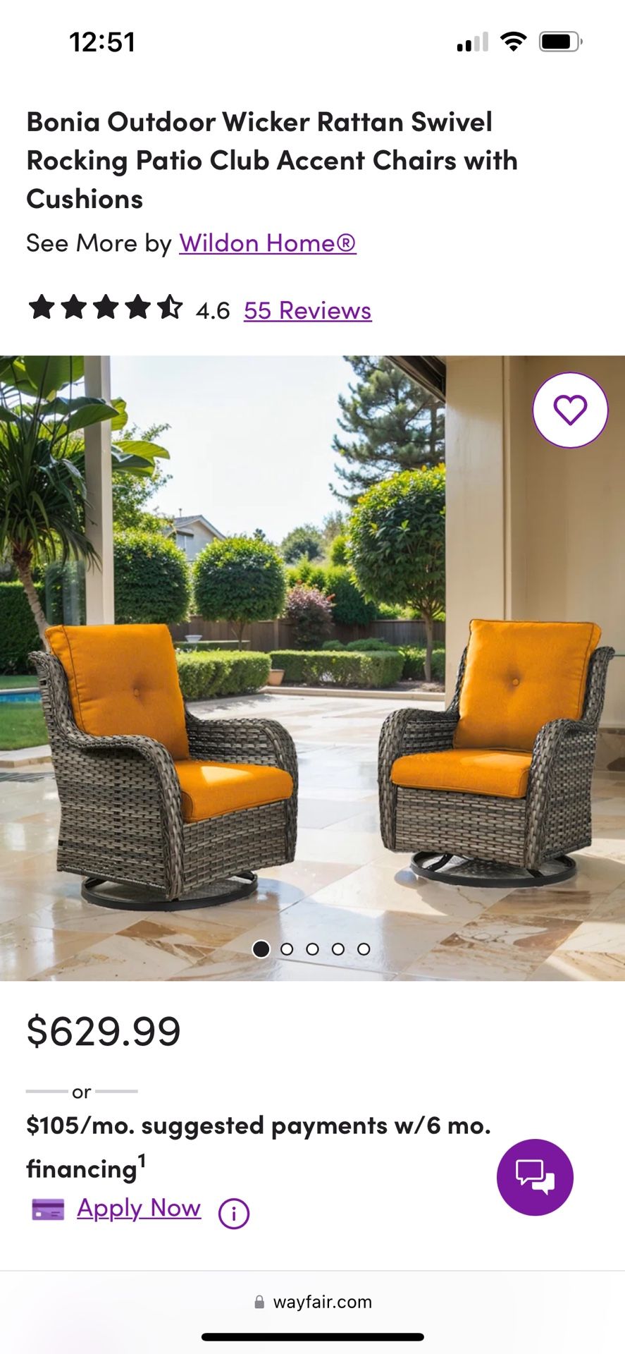 2 Swivel Chairs And Table