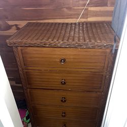 Wooden 4 drawer Dresser