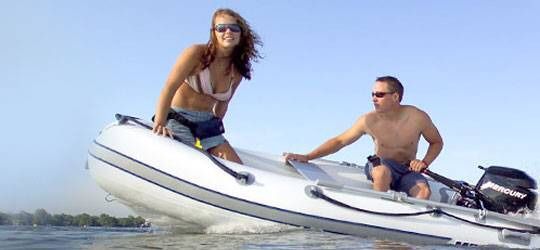 Mercury Inflatable Dinghy Boat with Mercury 6hp Outboard Motor