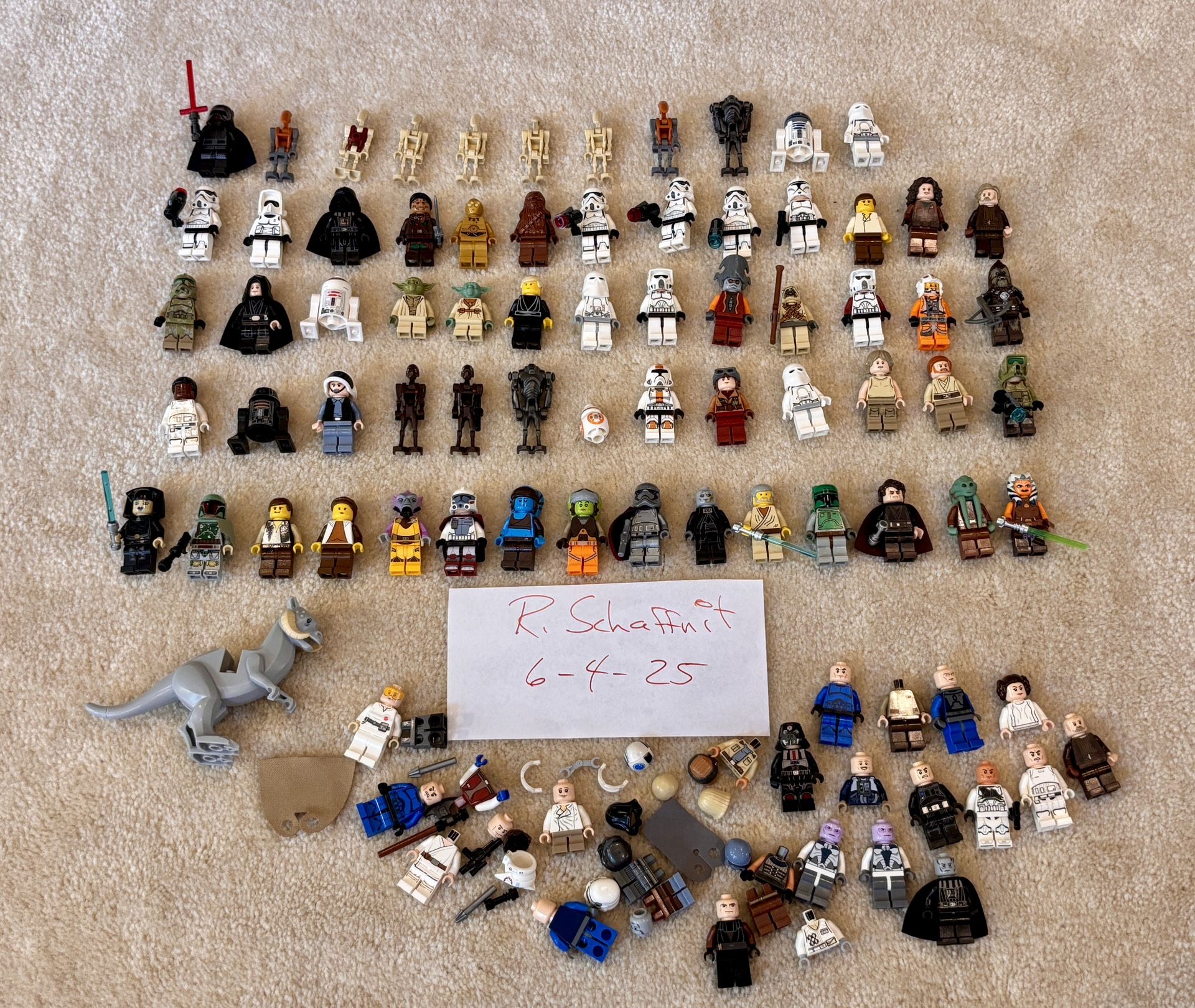 Big Lot Of Rare Lego Star Wars Minifigures
