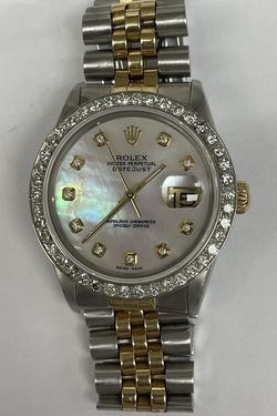 Rolex Datejust 36mm 2/tone With Diamonds