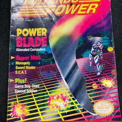 Nintendo Power Magazine April 1990 Volume 23 with Power Blade Cover